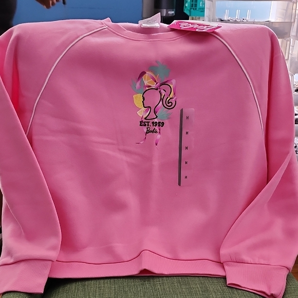 Barbie Tops - Pink Barbie Sweatshirt